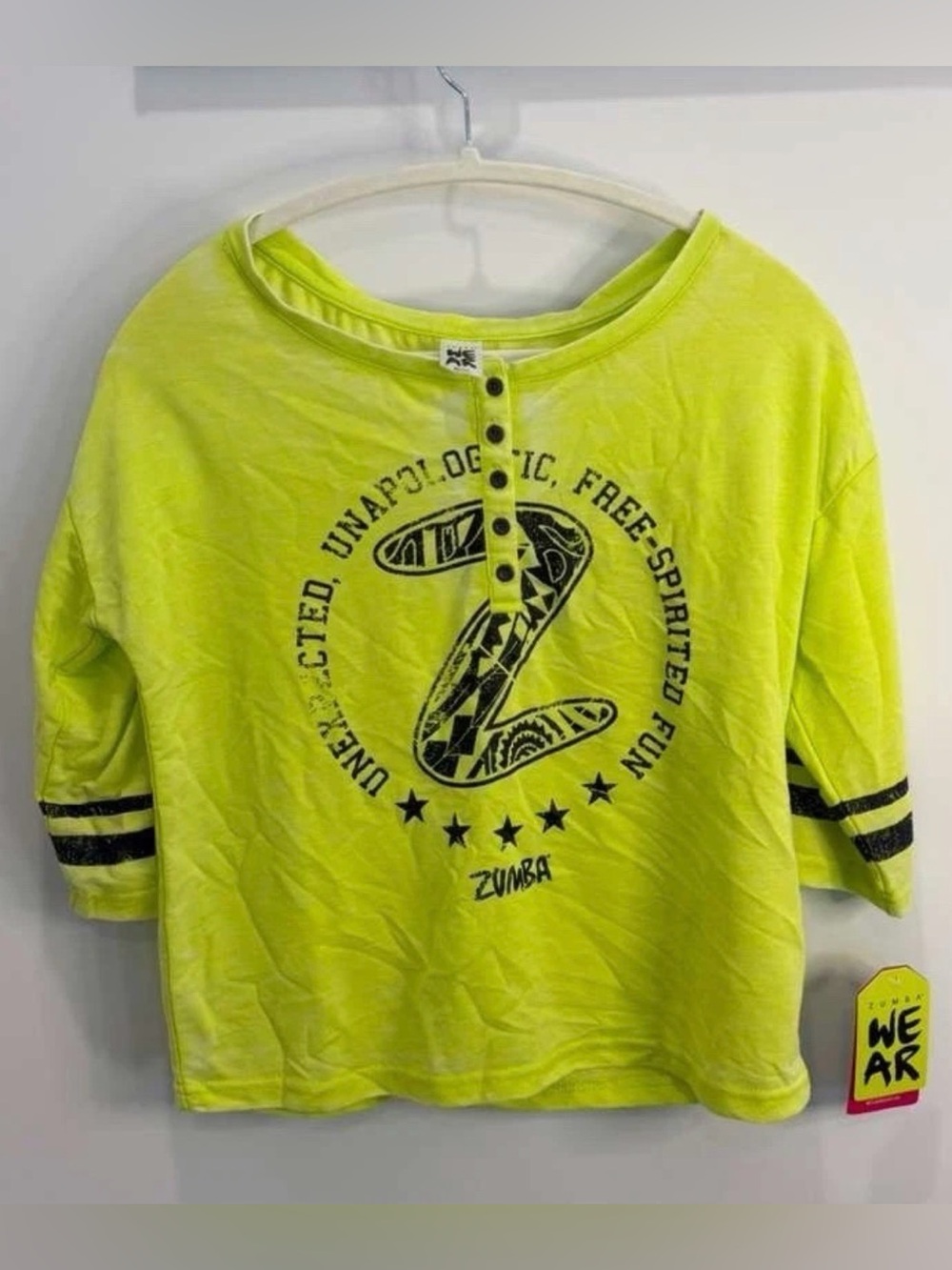 Beach Baller Baseball Tee
Zumba Green